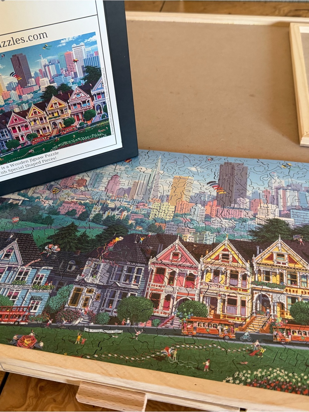 Nautilus Painted Ladies San Francisco Jigsaw Puzzle - 500 Pieces